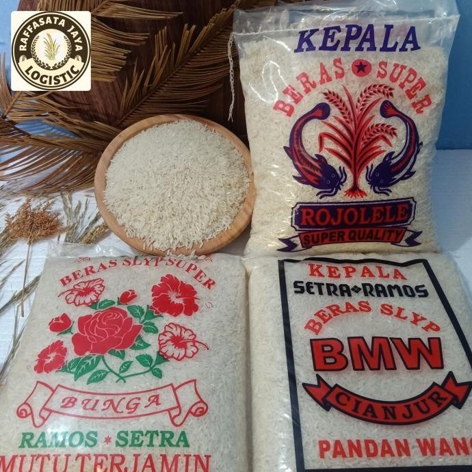

Ready BERAS CAP ROJOLELE 5 KG/BUNGA/BMW/BERAS SETRA RAMOS/BERAS PUTIH