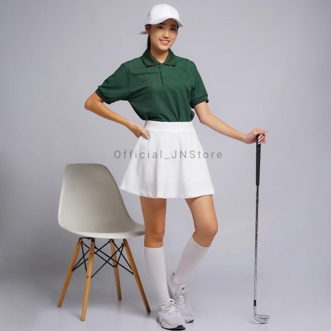 Tersedia Kaos Polo Premium Wanita | Hijau Army