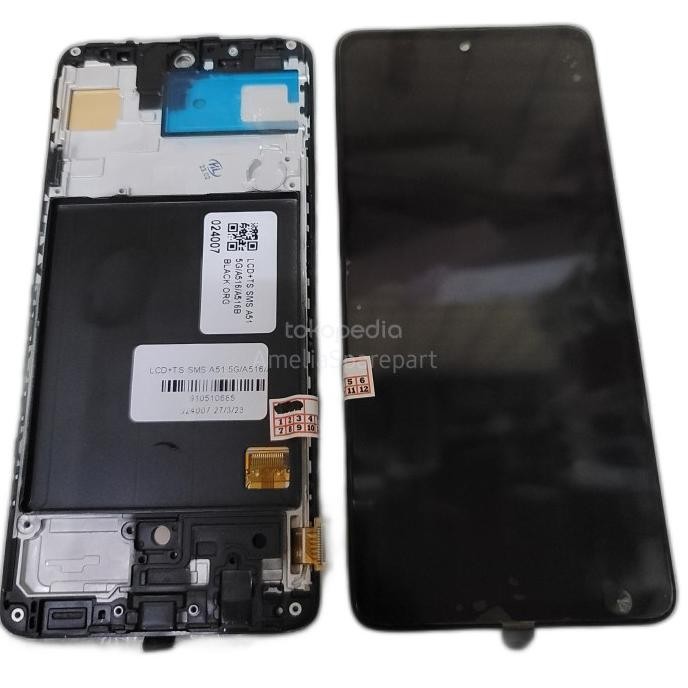 TERMURAH - LCD UNTUK S4M A51 / A515F FULLSET TOUCHSCREEN BIG GLASS SCREEN