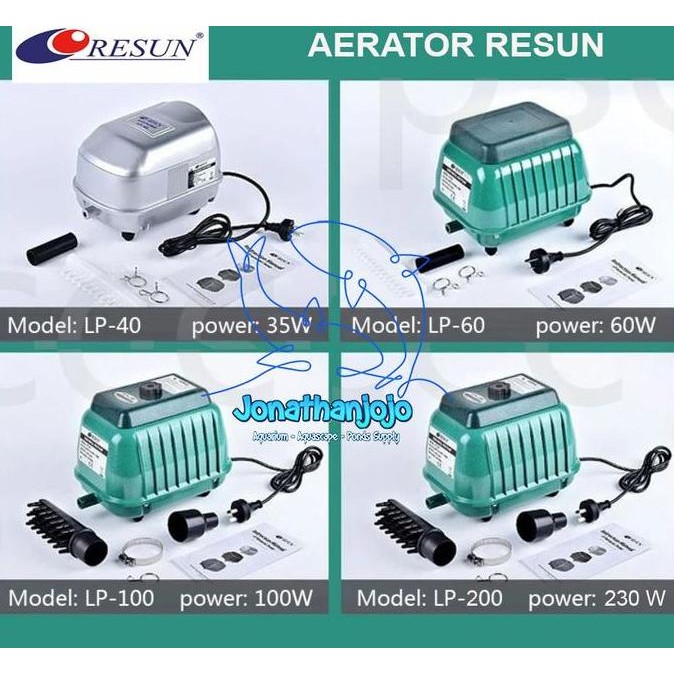 DISKON RESUN AERATOR LP40 LP60 LP100 LP200 AIRATOR LP 60 LP 100 LP 40 LP 200 GELEMBUNG OKSIGEN KOLAM