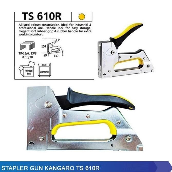 

ready Alat Staples Tembak Jok Kulit Motor / Stapler Kayu / Guntacker TS 610R murah