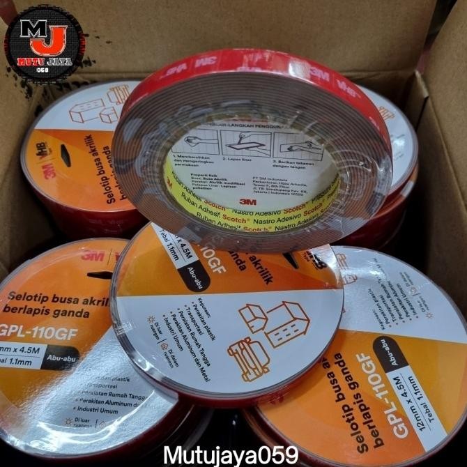 

ready 3M Double Tape VHB 4900 Ukuran 12mm x 4.5meter murah