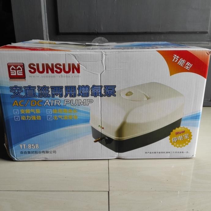 DISKON AERATOR SUNSUN YT 858 AC-DC