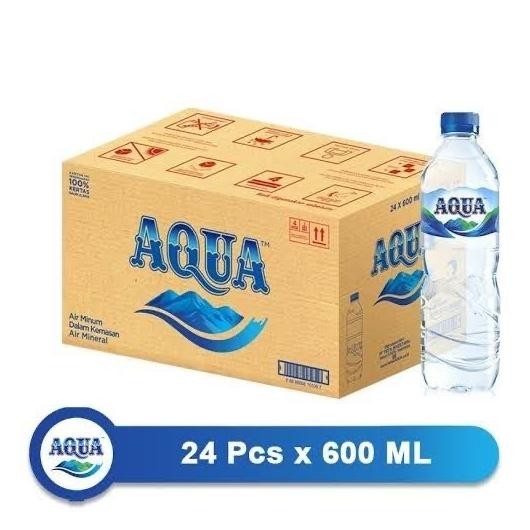 

Promo Aqua Air Mineral 600 Ml Botol 1 Dus 24 Pcs