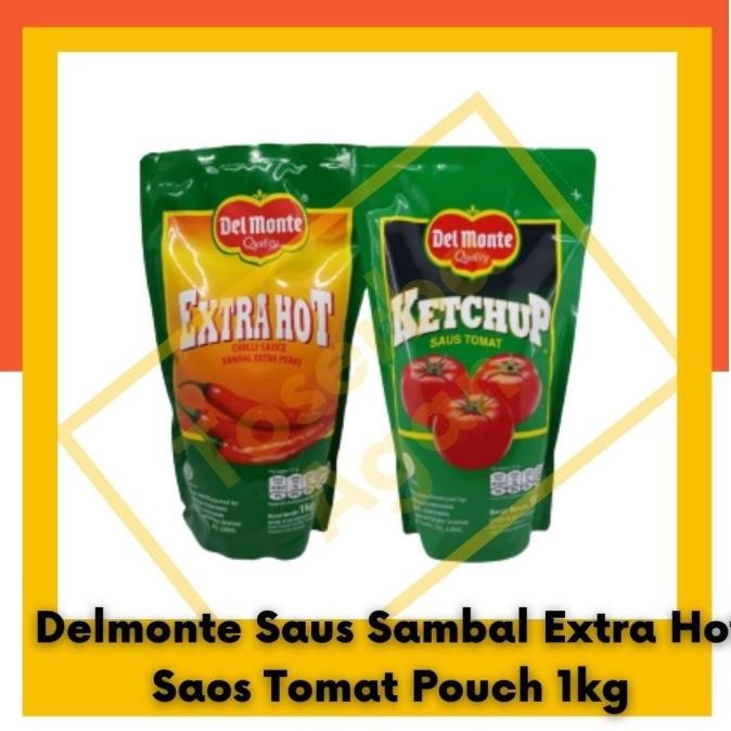 

Delmonte Saus Sambal Extra Hot Chili /Saus Tomat Ketchup Pouch 1kg