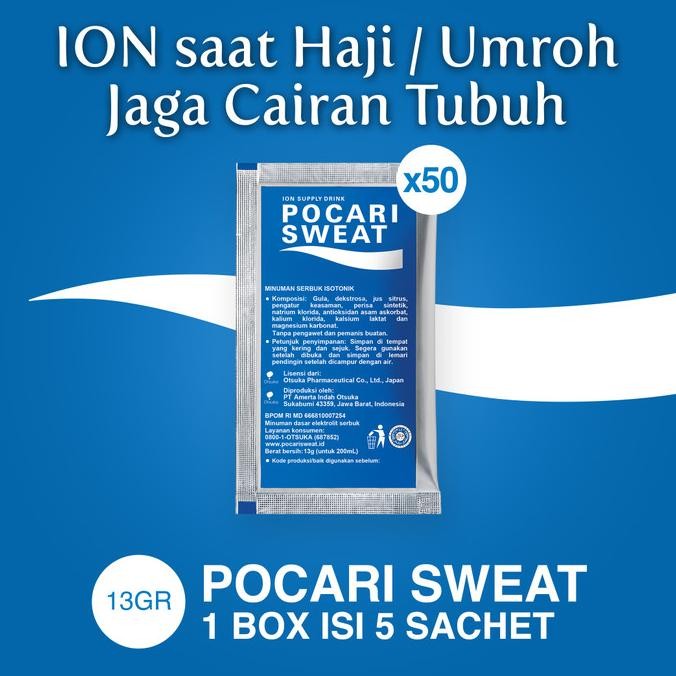 

Promo Pocari Sweat Sachet 13Gr 10 Box (50 Sachet)