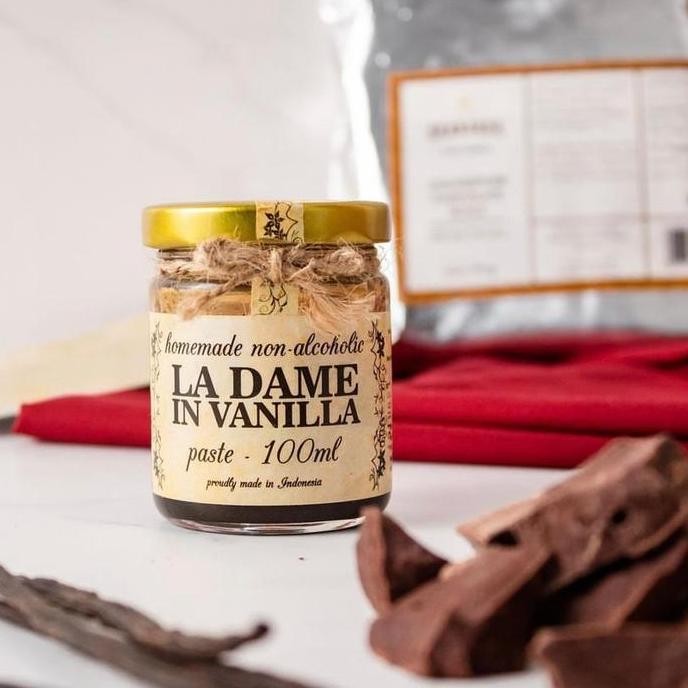 

La Dame Ladame Vanila Bean Paste Ekstrak Vanilla Halal