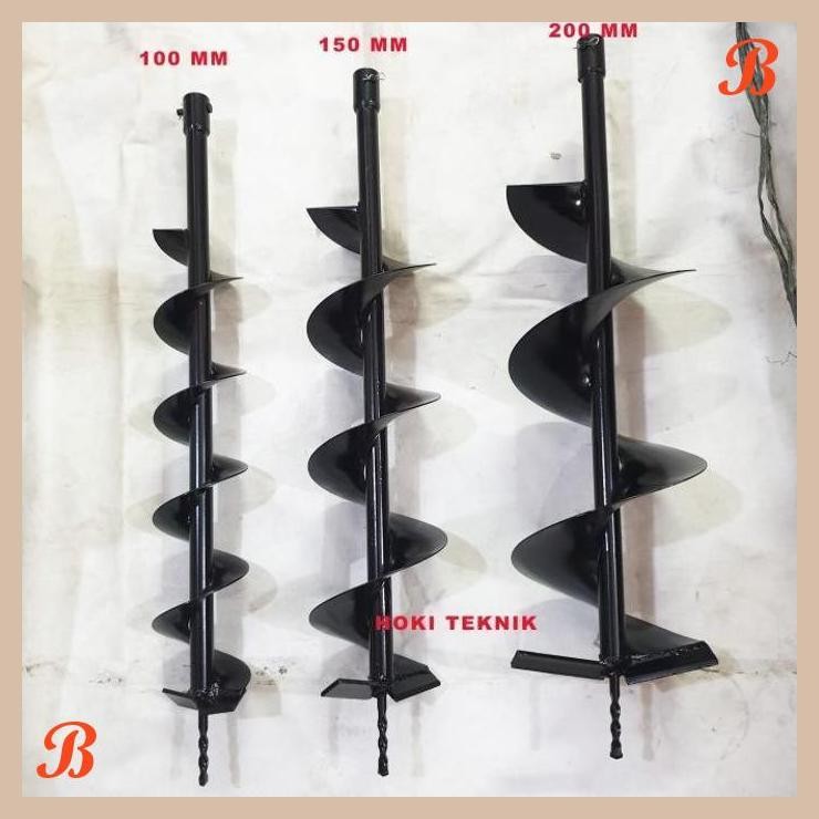 [HKT] MESIN BOR TANAH MATRIX 63 AUGER BIOPORI SET 3 MATA BOR