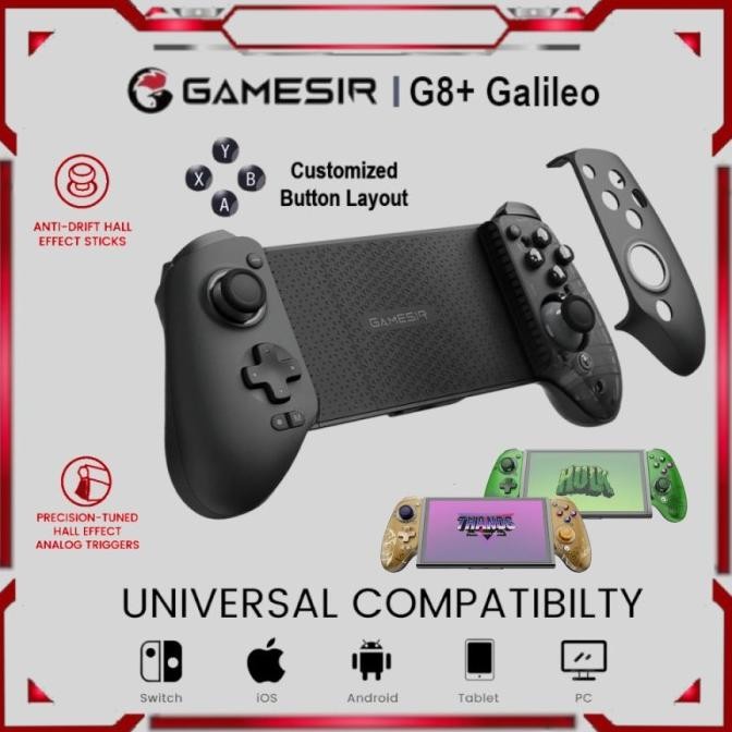 GameSir G8+ Plus Galileo Wireless Bluetooth Mobile Game Controller Hall Effect Stick Multi-Platform