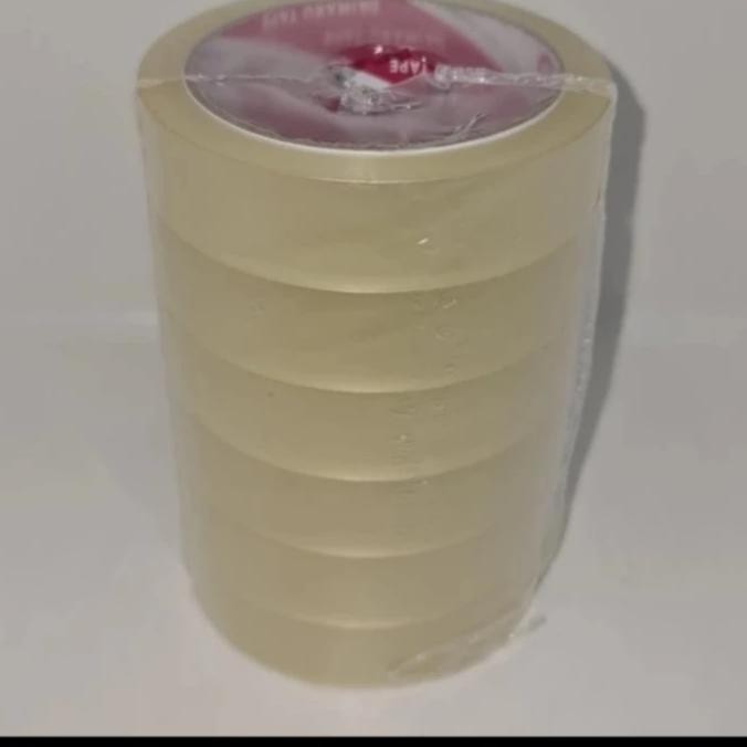 

ready lakban isolasi DAIMARU tape bening 24mm x 72 yard slop 6 rol murah