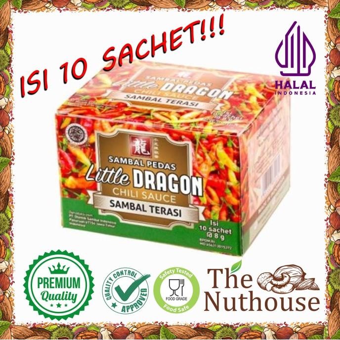 

Little Dragon Chili Sauce / Sambal Terasi Box Sachet [8g x 10pc] HALAL
