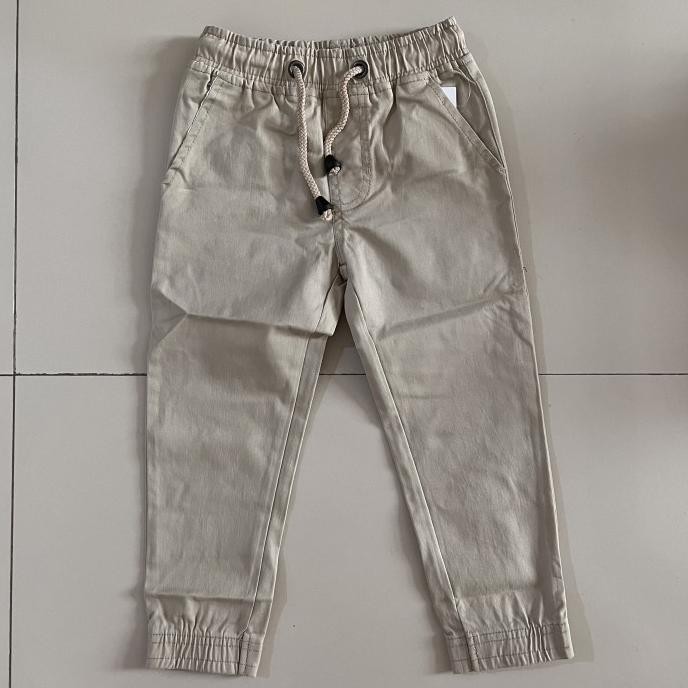 Ready Celana Panjang Jogger Anak Laki Laki OVS Khaki