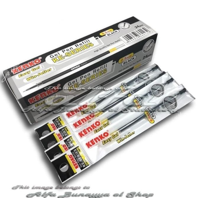 

tyS KENKO Refill Pulpen Easy Gel 0.5 (Pak isi 24) Isi Ulang Pen Tinta 0,5