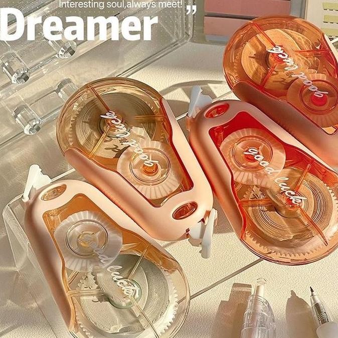 

tyS Winzige Set 6 Pita Koreksi Tip Ex Kertas Lucu Correction Tape Morandi Aesthetic Stationery Alat Tulis barang aesthetic tipe x