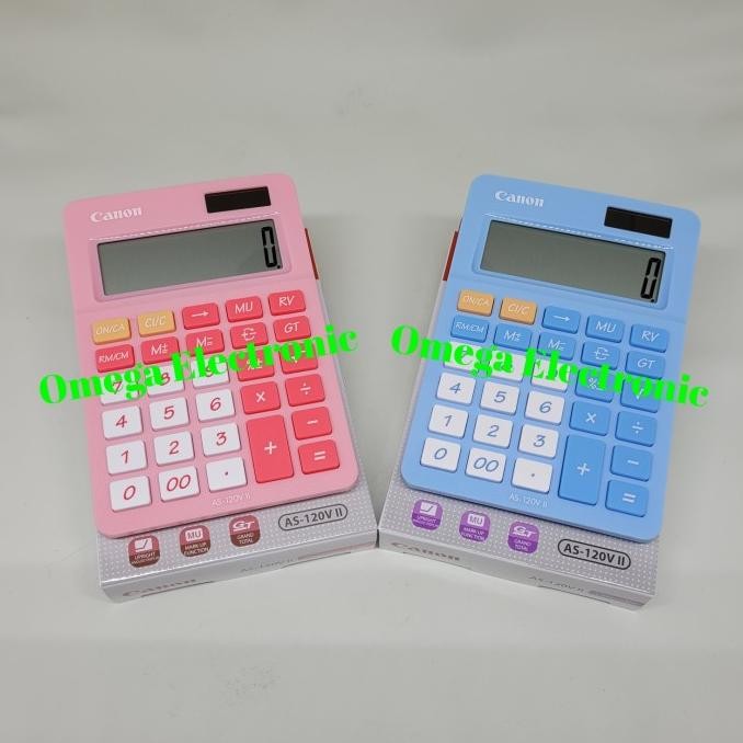 

tyS Canon Desktop Calculator AS-120V - Kalkulator Meja Warna AS 120 V