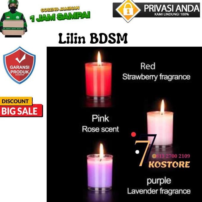 HANA Lilin Low Temperatur Khusus BDSM Tidak Terlalu Panas