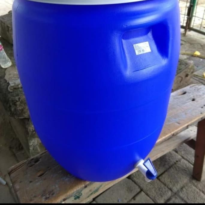 Tong 60ltr+Kran/Gentong Air pakai Kran/tong air greenleaf