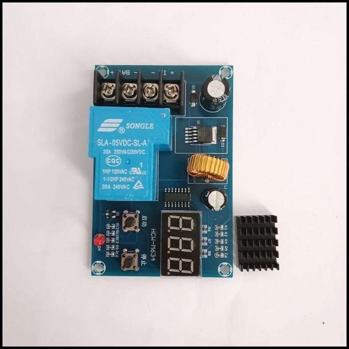 Modul Charger Otomatis Cut Off Aki Batre 6-60V Xh M604 Xhm604 Xh-M604