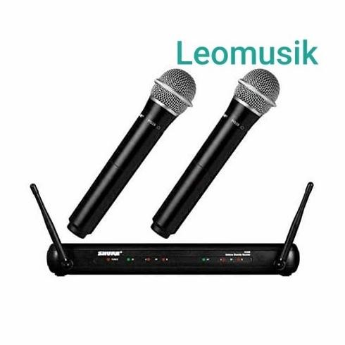 MIC WIRELESS SHURE SVX 288 PG28 ORIGINAL GARANSI RESMI