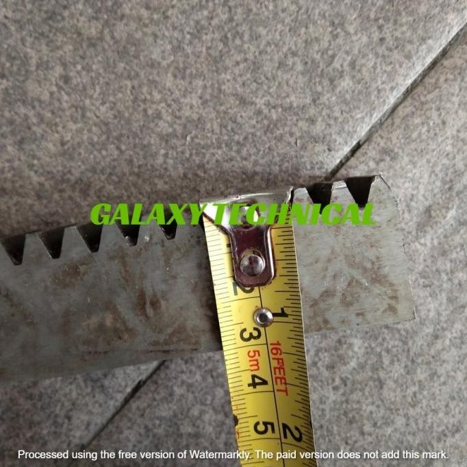 New Rack Gear rel besi L 25mm eretan mesin bubut L5 L5A lathe L-5 L-5A