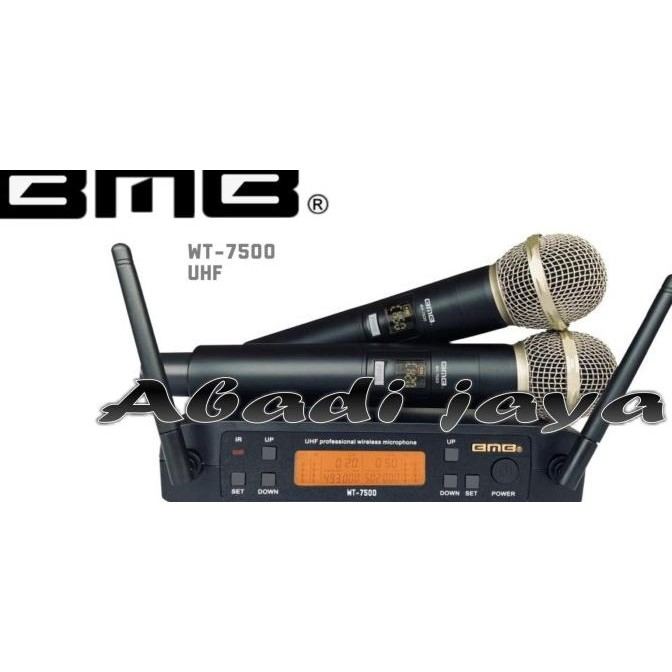 mic wireless profesional bmb wt 7500 wt7500 handhled original