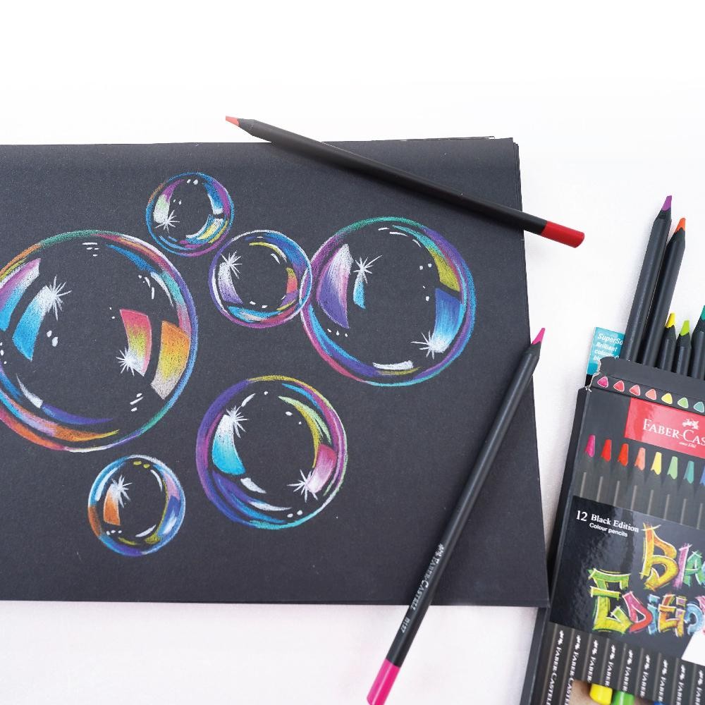 

baru !!! Faber-Castell Pensil Warna Black Edition Colour Pencils Series