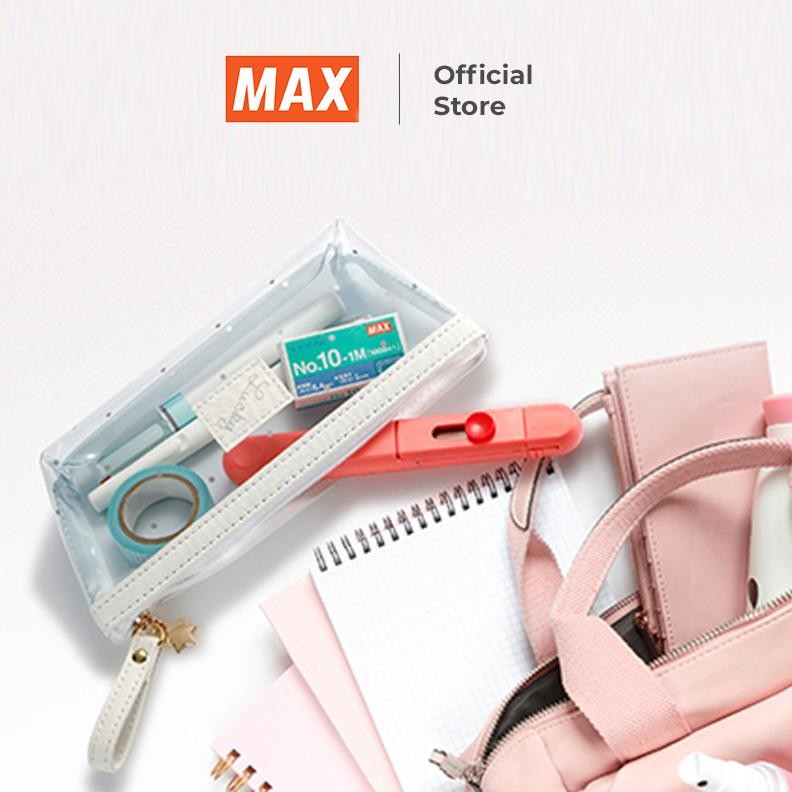 

MAX Stapler Staples Jegrekan Hekter Slim Mobile Stick Stapler ergonomis design colourful berwarna pastel Free Gratis isi staples 10-1M murah