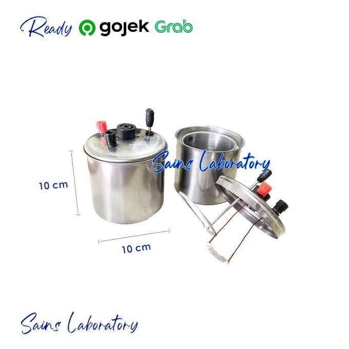 Kalorimeter Joule Stainles Calorimeter Alat Pengukur Kalor Logam 1 Pcs