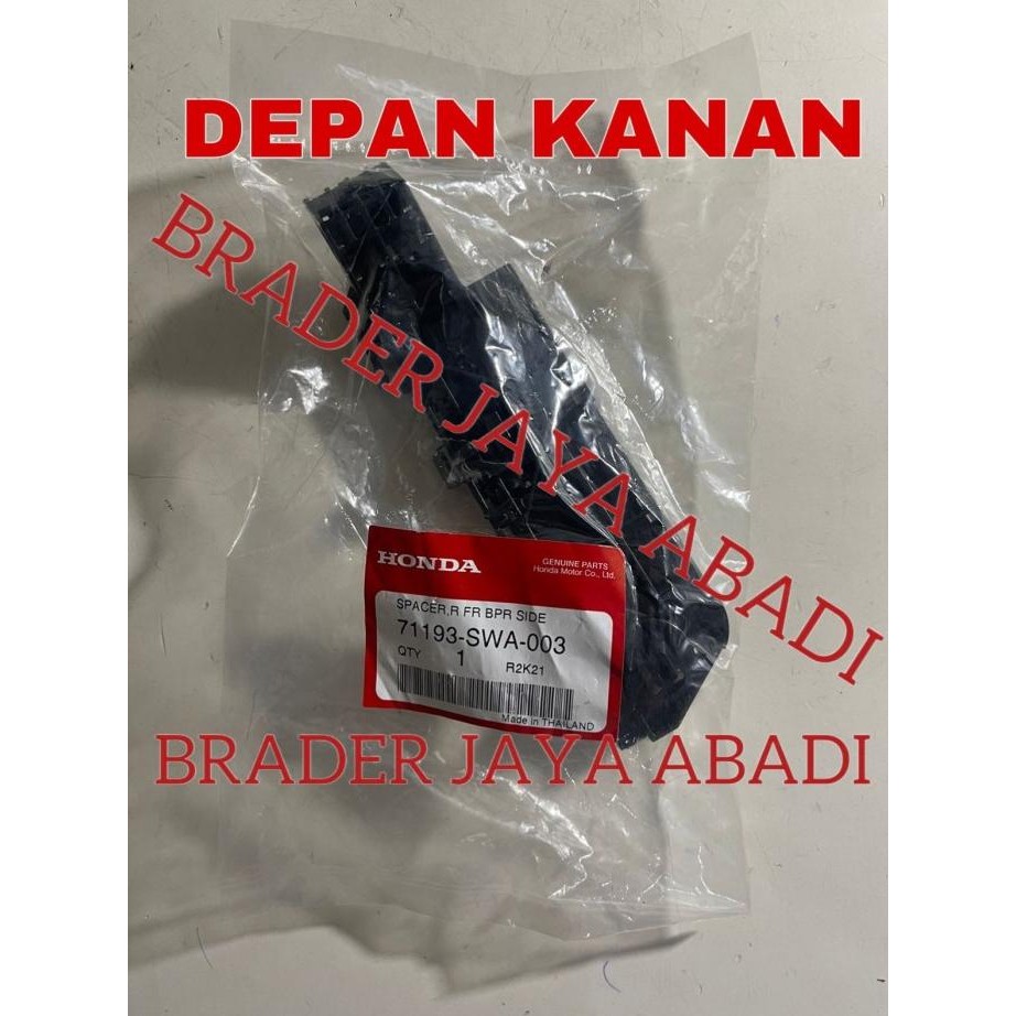 New DUDUKAN BREKET BRACKET SPACER BEMPER BUMPER DEPAN KIRI KANAN CRV GEN 3