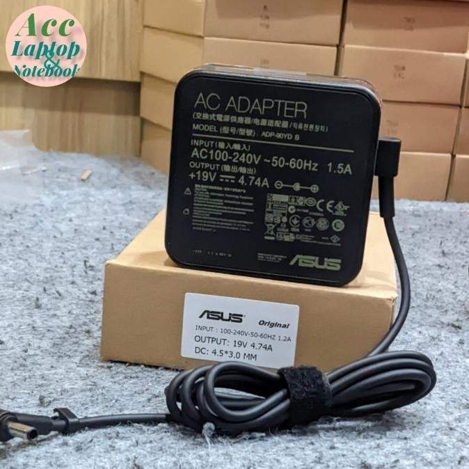 Original Adaptor Asus Vivobook 14X Oled M1403 M1403Q M1403Qa 90W New Stok