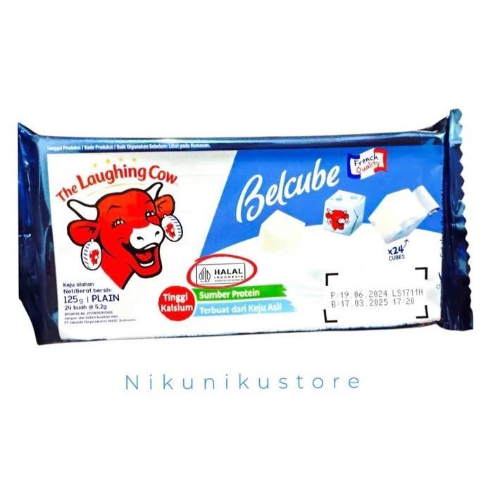

Belcube Keju Mpasi Plain Cheese The Laughing Cow Ecer 5Pcs Free Container
