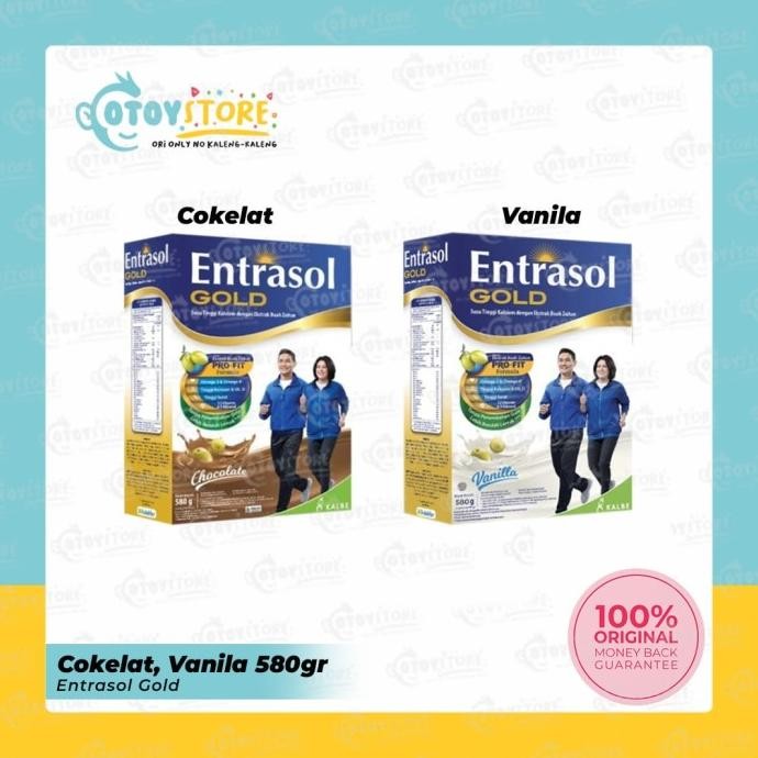 

Entrasol Gold 580 Gram Vanila Coklat / Susu Lansia Entrasol Gold TS