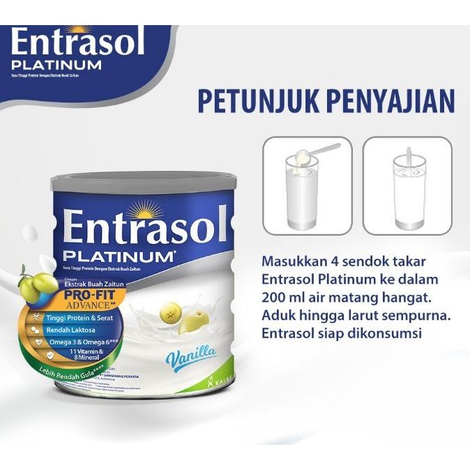 

ENTRASOL PLATINUM 800GR SUSU TINGGI PROTEIN UNTUK LANSIA RASA VANILLA TS
