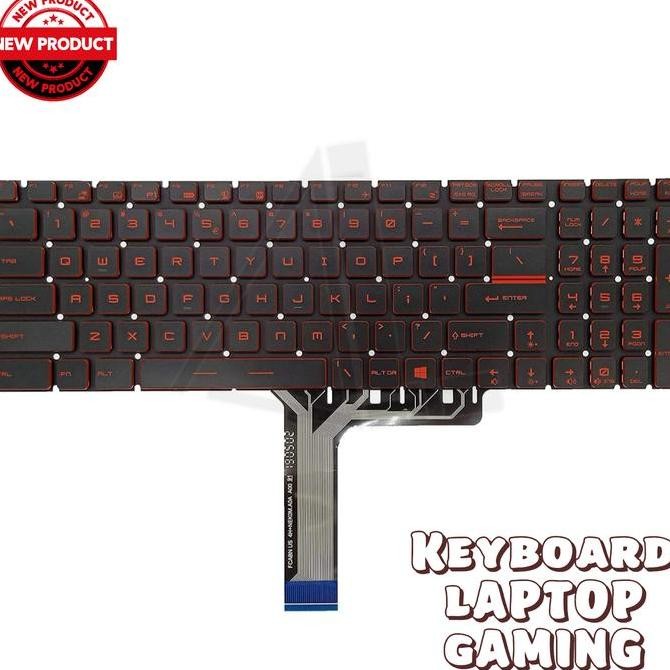 Keyboard Msi Ge75 Msi Ge73Vr Msi Ge73 Msi Ge72Mvr Msi Ge72Vr Backlight Red New Ber New Stok
