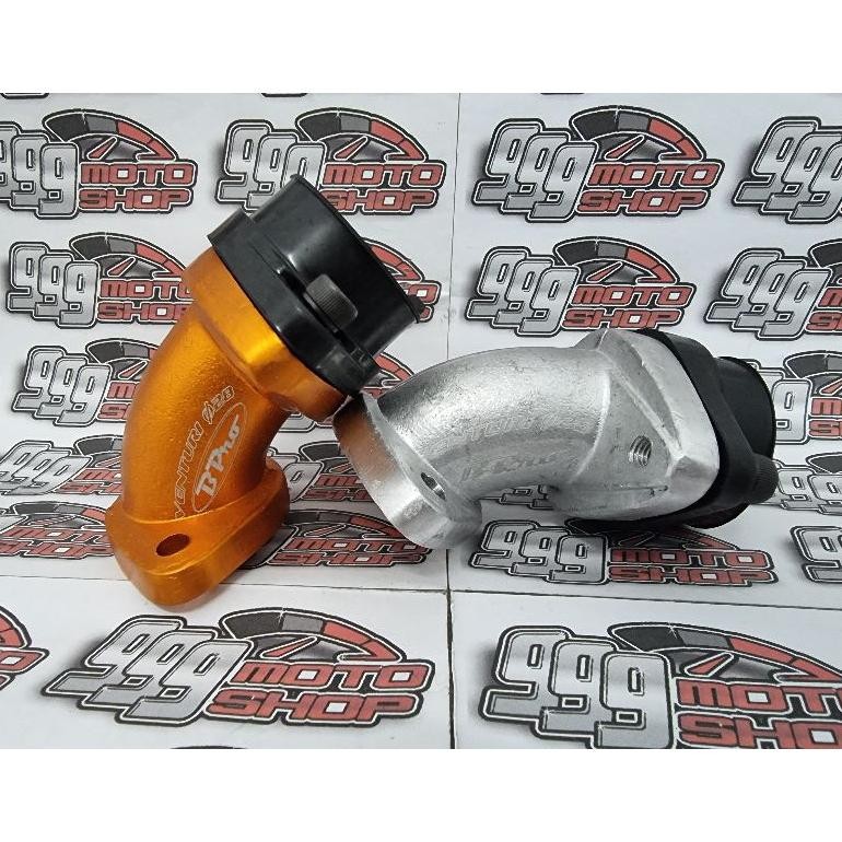 READY STOK BPro Racing Intake Bebek Karbu Pe 28 24 Race Pendek Manipol Manifold Lurus Miring Beat Mi