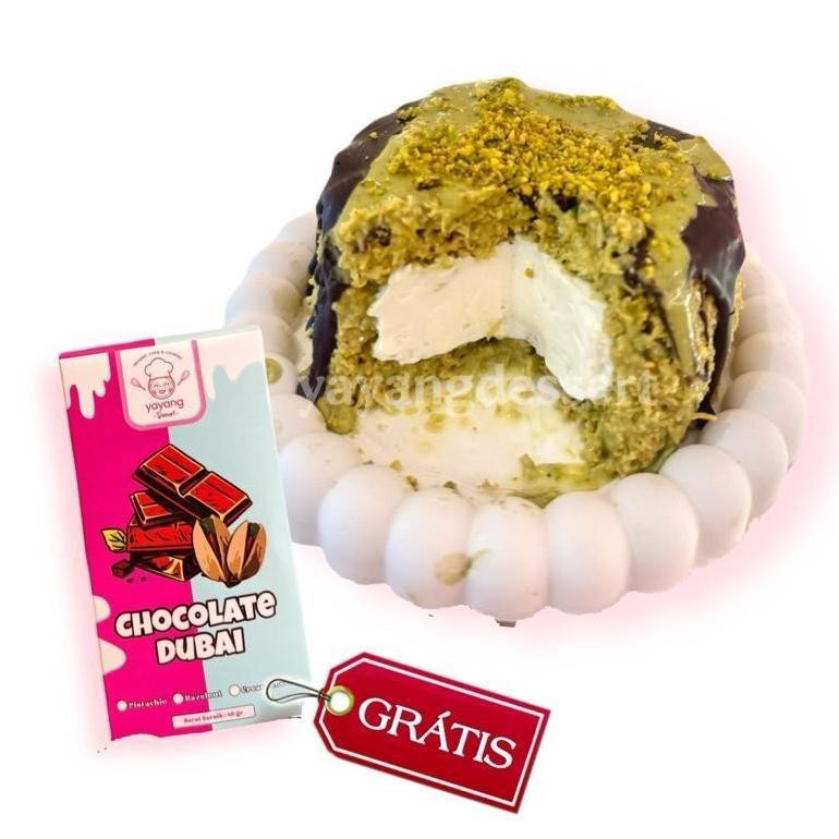 

READY STOK Mini Pistachio Dubai Cheese Boom 170g FREE Cokelat Dubai Mini 40g Siap kirim