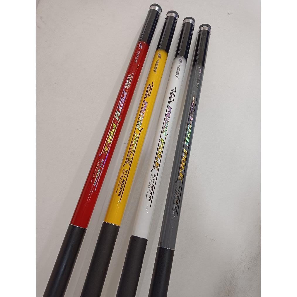 Tegek Utecate Puyu Pole | Stik Gabus Kaku Ring Tip Fiber Solid | Joran Next Master Pole Mancing Dudu