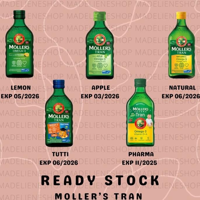 

MOLLER'S TRAN TUTTI FRUITY ORI / MOLLERS TRAN / LEMON / NATURAL / APEL