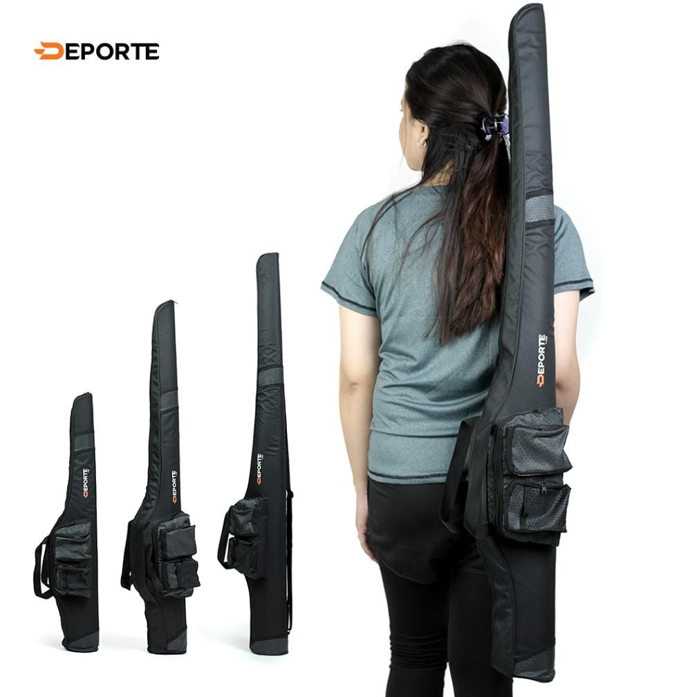 Murah Tas Pancing Michigi 1 Set Joran Anti Air Lapisan Busa Uk 80 100 120Cm Tas Joran Selempang Anti