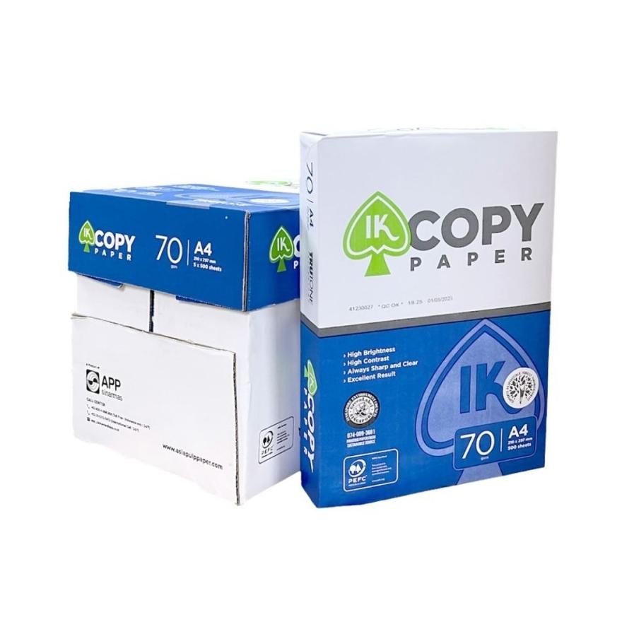 

sr-32 dw-45 IK Copy Paper A4 70 Gsm 500 Lembar Original (1 RIM) / IK Kertas A4 Print Copy 70 Gram 500 Sheet Per Rim Sale Murah