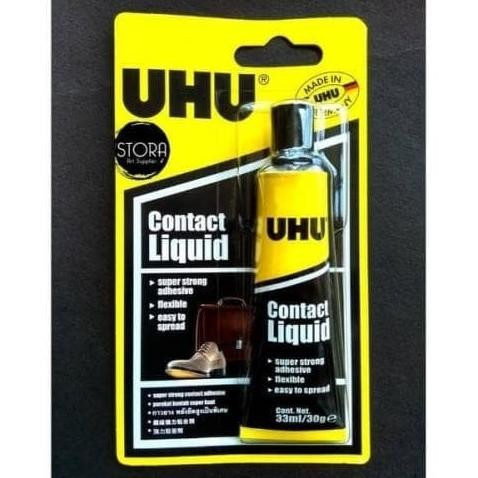 

we-53 EVY-510 UHU HOUSEHOLD CONTACT LIQUID 33ml BLISTER 137625N LEM Original Terlaris