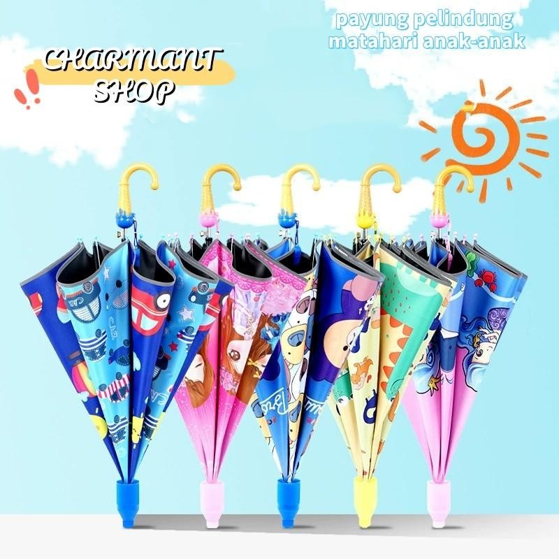 NEW PRODUCT CHARMANTPAYUNG ANAK/PAYUNG LNCU/PAYUNG ANAK KARAKTER KUCING/PAYUNG MAINAN/PAYUNG ANAK PE