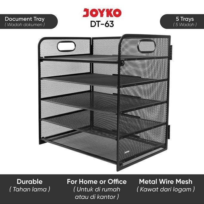 

Joyko Document Tray 5 Tier / Rak Kertas Dokumen 5 Susun Wadah Dokumen Meja DT-63