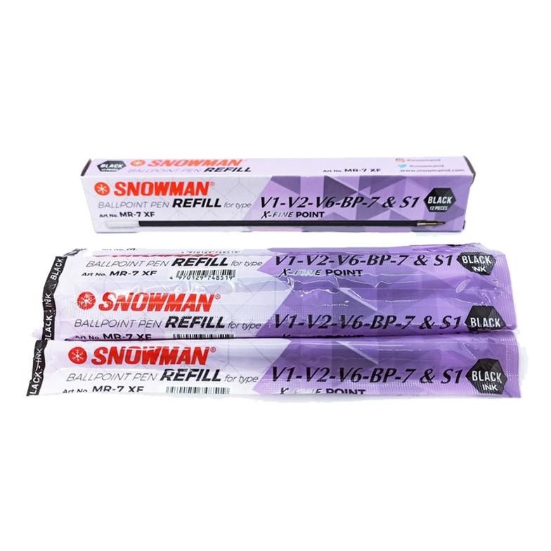 

tru-63 h-4 Dijual Lusinan Snowman Refill Pulpen MR-7 XF Fine 0.6 mm / Isi Ulang Pulpen Murah Premium Berkualitas
