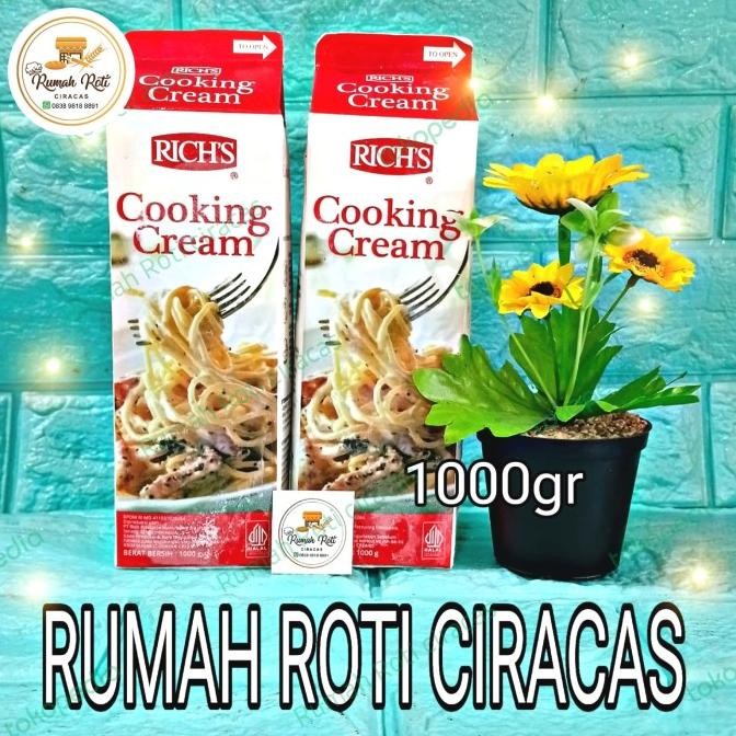 Sale Richs Cooking Cream 1000Gr Whipping Krim Rich'S 1 Liter Masak Rich