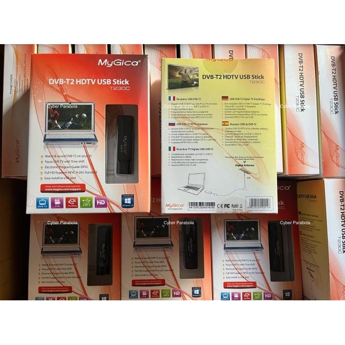Mygica Usb Dvb-T2 Tv Stick - T230 Usb Dvb T2 Tv Digital New Stok