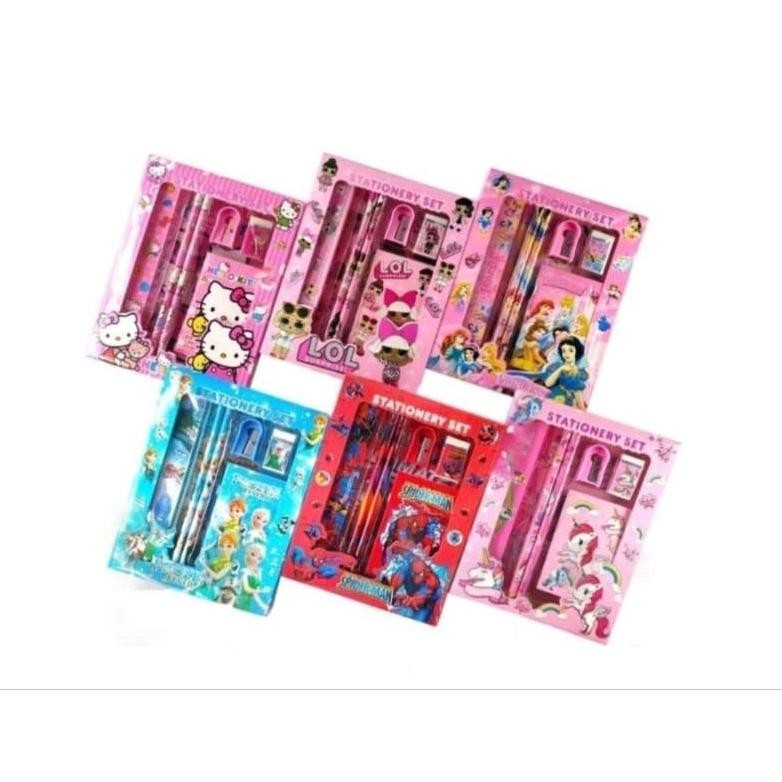 

ukd- Ow42 Pensil Set Box Anak - Stationary Set - Paket Alat Tulis Karakter TK Termurah Termurah