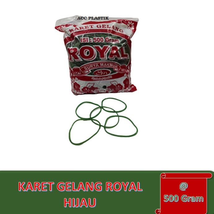 

tyS Isi 500 Gram Karet Gelang Besar - merah / Karet Gelang Merah
