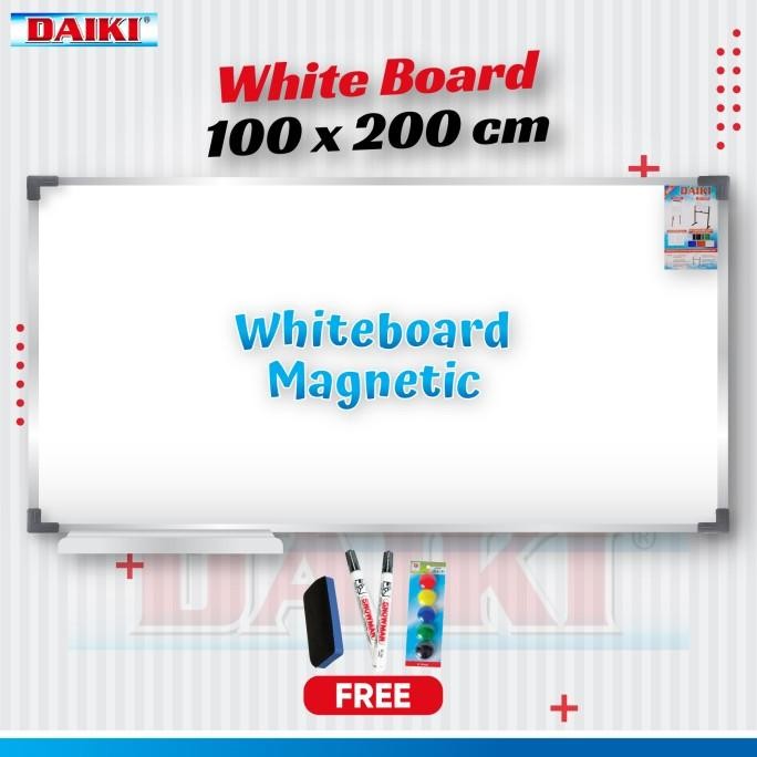 

TERLARIS - Whiteboard DAIKI Magnetic uk 100x200 Cm