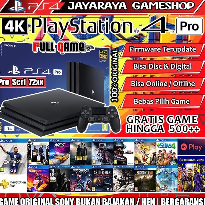 Sony PS4 Pro SERI 72 1TB Playstation 4 Pro CUH-72XX Original murah
